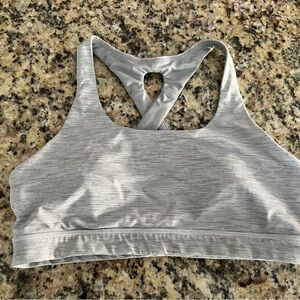 Lululemon grey sports bra size 10